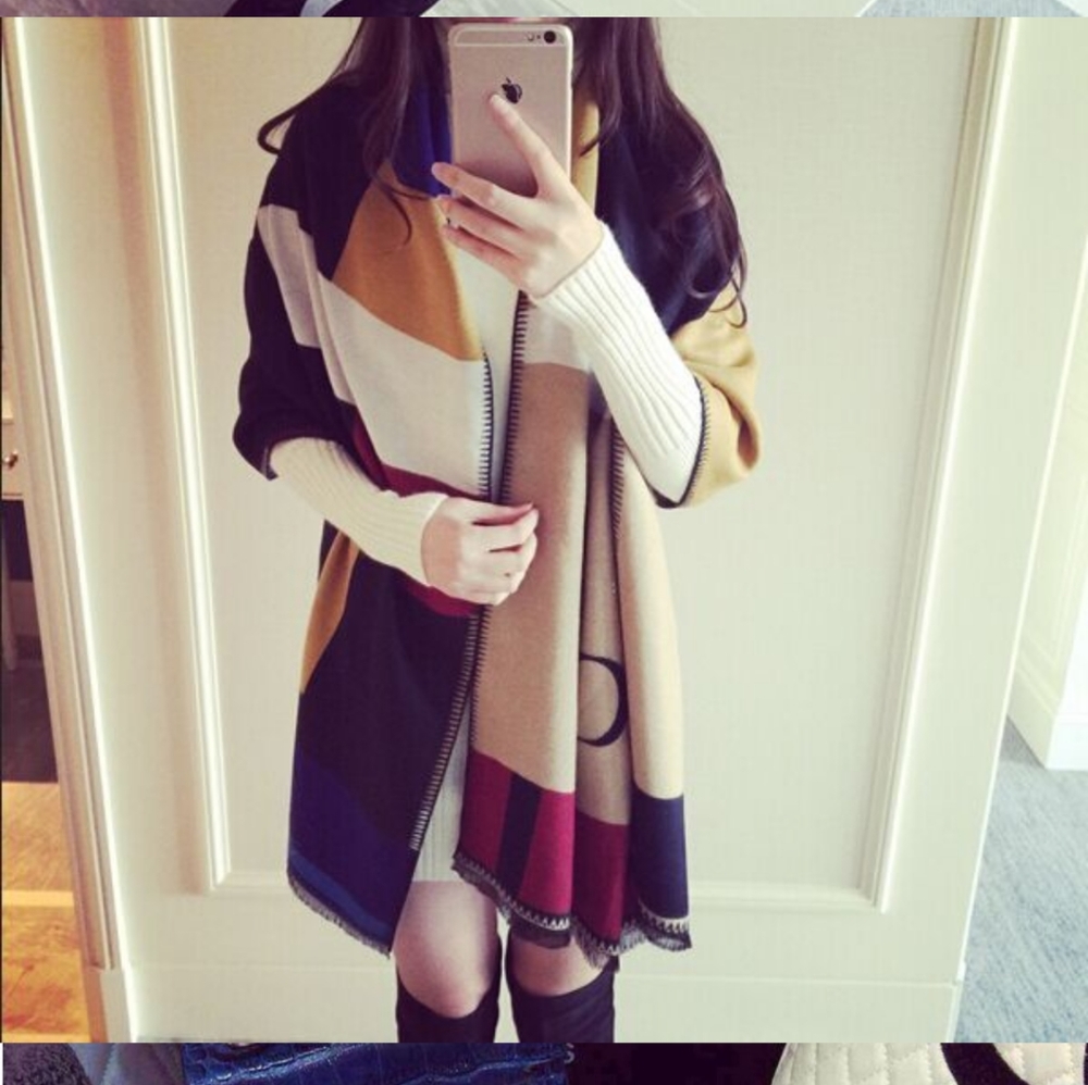 Color Block Scarf